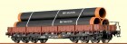 47004 Brawa Heavy Duty Freight car Samms-u with load